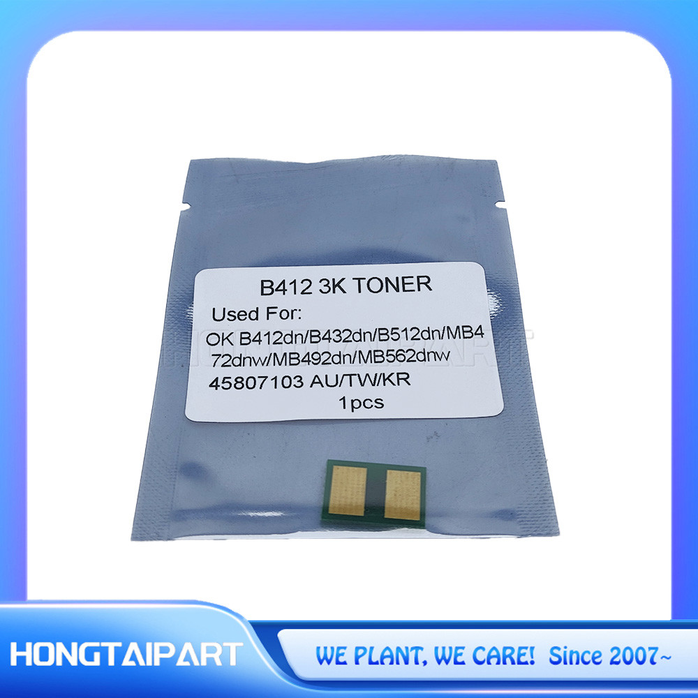 45807103 45807107 45807112 45807101 45807105 Тонерный чип для OKI ES4192 B412 B432 MB472 MB492 B432 MB472 MB492 B51