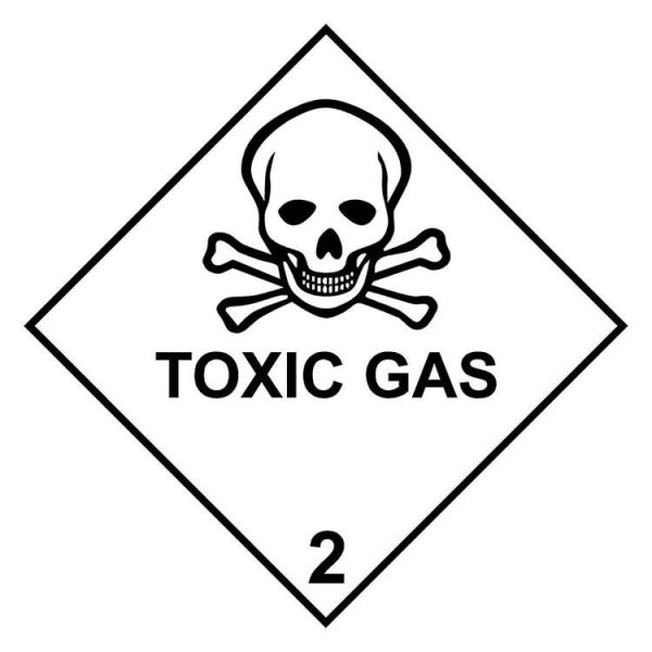 Signe de sécurité de GAZ TOXIQUE