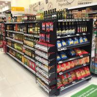 Le double en acier de support d'affichage du magasin Q195 de détail a dégrossi pour le magasin de bonbons