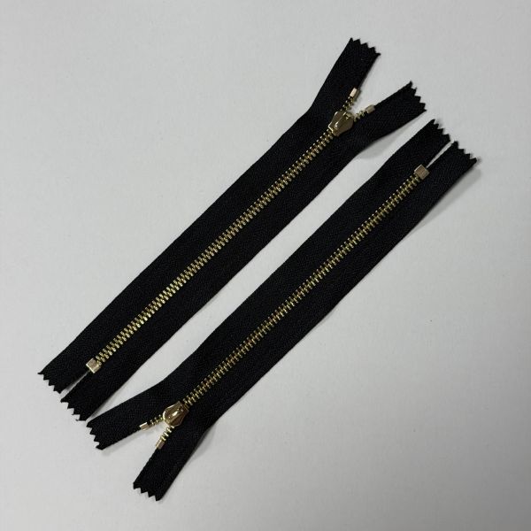 Smooth Y Shaped Metal Zipper #5 Brass Zipper High Load Bearing Capacity