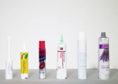 Collapsible Toothpaste Plastic Barrier Laminated Tube With Aluminium Foil Barrier Combine