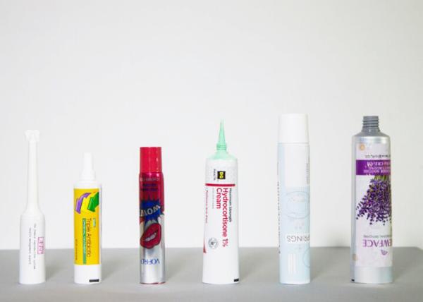 Collapsible Toothpaste Plastic Barrier Laminated Tube With Aluminium Foil Barrier Combine
