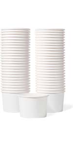 9-Oz Disposable Dessert Bowls For Hot Or Cold Food, 9-Ounce Party Supplies Treat Cups For Sundae, Frozen Yogurt