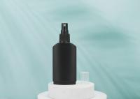 A névoa fina do pulverizador liso do quadrado do animal de estimação engarrafa o preto 120ml para o sanitizer da mão do perfume