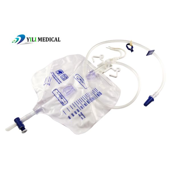 Безвредный пакет для сбора мочи для взрослых, прозрачный одноразовый катетер