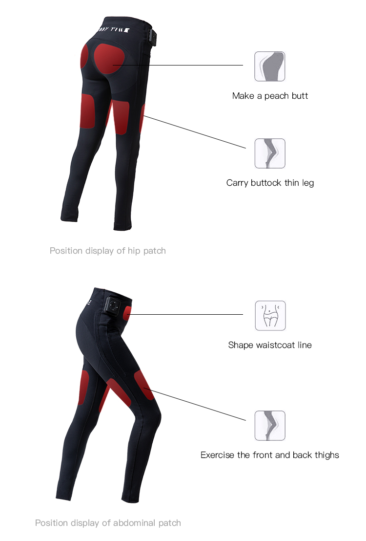 Тонкая талия уменьшает брюки разминки Sportswear Ems живота идущие