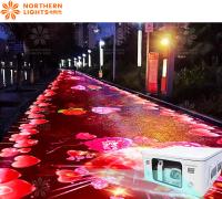 Sensor de movimento infravermelho ao ar livre Projeção interativa Jogo interativo de piso imersivo