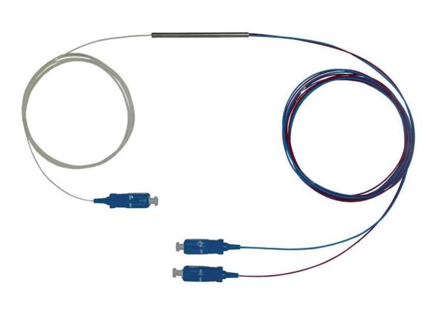 Mini Steel Tube Passive Optical Splitter Link All PLC 1x2 For Ftth Network