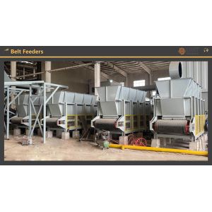 Blocs creux d'argile faisant le projet machine d'alimentation de boîte de convoyeur à bande de 120 tonnes/h pour la ligne de fabrication de brique d'argile rouge entièrement automatique