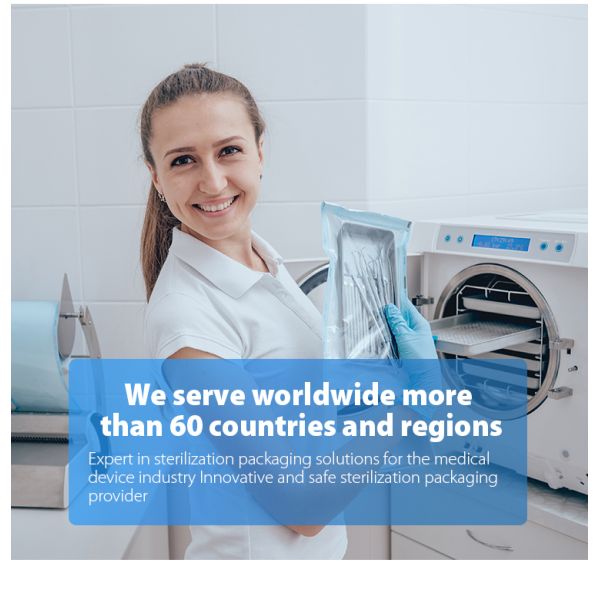 1200*1200 Autoclave Sterilization Medical Crepe Wrapping Paper Wrinkle Paper Green Blue White