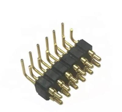 Brass Spring Probes Right Angle Pogo Pins Connector Magnetic 1 To 4 Pin