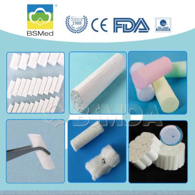 Do algodão dental descartável de Rolls da cor do delicado forro branco não - para cuidados médicos
