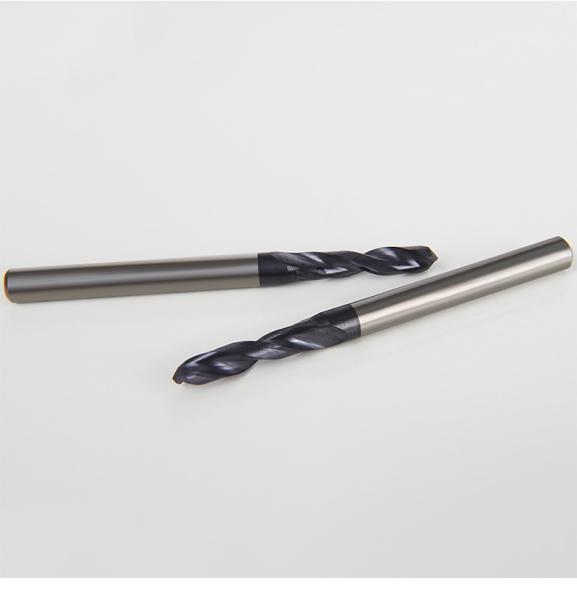 Coolant Indexable Tungsten Carbide Twist Drill Bits Straight Shank For CNC Drilling