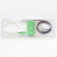 El tubo de acero de LSZH/PVC SC/APC mecanografía el divisor 1x8 del PLC para la red de FTTH FTTB FTTX