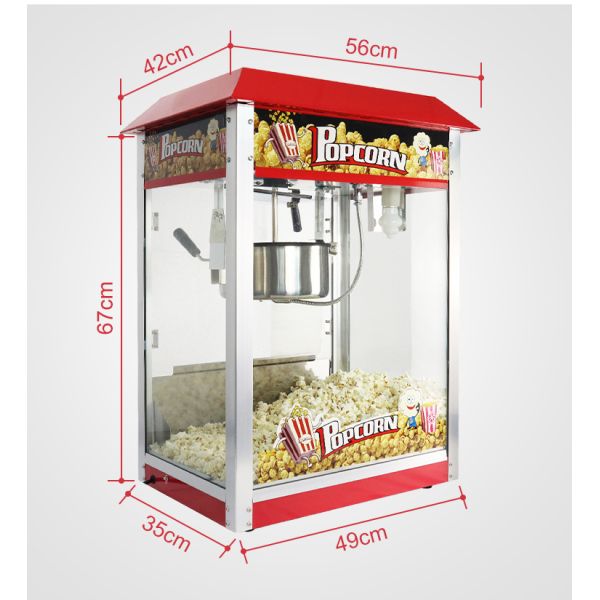 110-240V/50-60HZ Материал SS для здорового питания Коммерческая машина для попкорна с корзиной