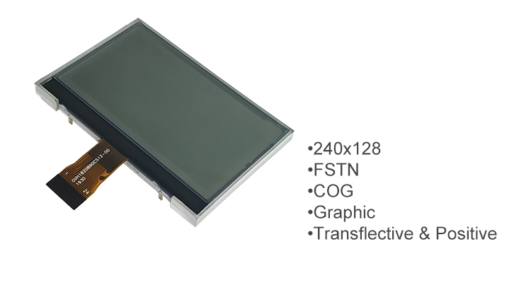 240128 240x128 LCD FSTN COG Positive Display With St75256 And 24 Pin And 8bit 6800 8080 4 Line