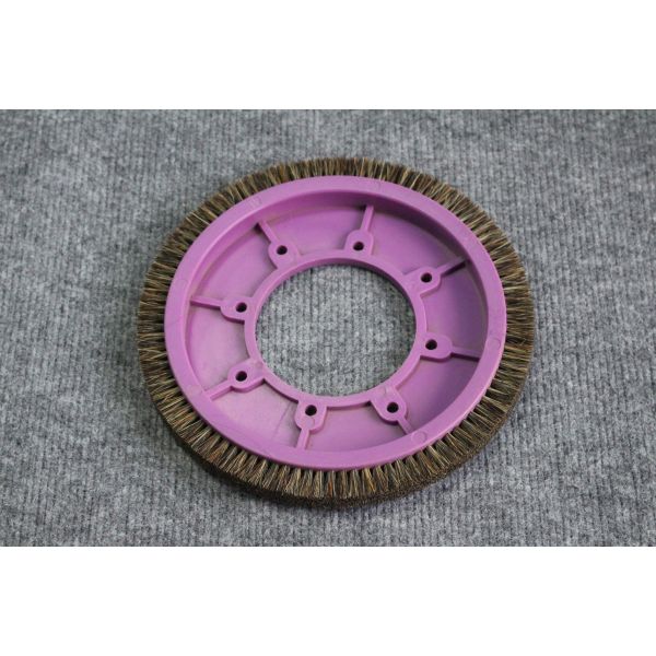 Специализированные детали стантера Машины Кисточка Колесо Фиолетовое Пластиковое Тело Смешанное Бристл Свиньи волосы 8 отверстий