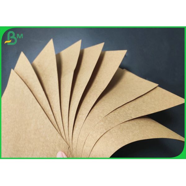 Recycled 60g Brown Sheet  Kraft Paper For Snack Packaging Bag Waterproof