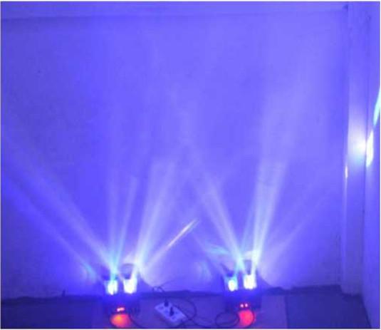 DMX512 RGBW Rotating Stage Special Effects Lights , Led Decoration Light for Wedding