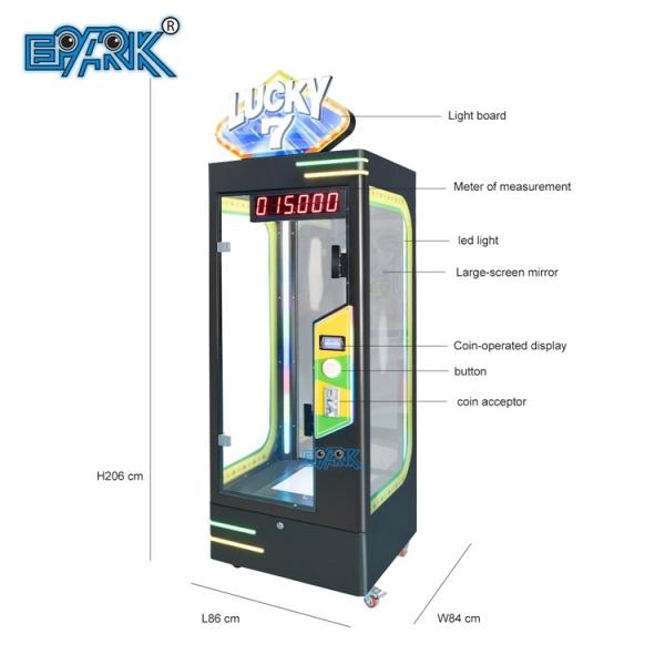 Lucky 7 Cut Prize Machine Big Prize Crane Game Machine Catch doll Gift Game family entertainment center