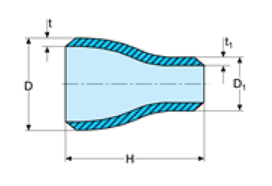 Seamless Welded Forged Steel Pipe Fittings Butt Weld Concentric Reducer
