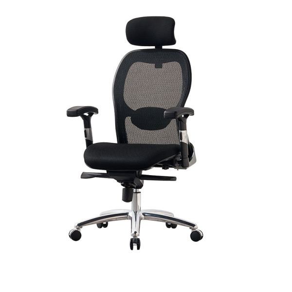 Knee Tilt High Back Executive Office Chair Full Mesh Revolving Ergonomic Adjustable