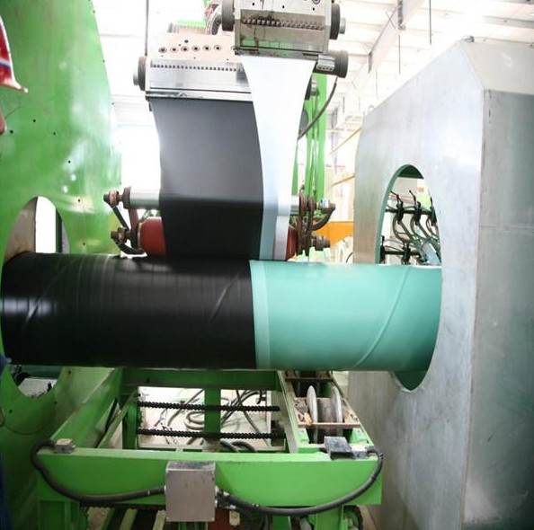High Density Polyethylene HDPE Outer Jacket Material Turkkey Project Provided Polyurethane Spraying Foam Preinsulated Steel Pipe Making Machine For Tpipe Dia. 508-1620mm