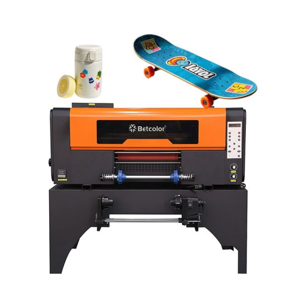 XP-600 UV Sticker Digital Printing Plotter Print Inkjet Printer Machine 3heads 30CM Roll to Roll UV DTF Printer Crystal Label