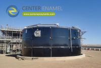 Réservoirs boulonnés en acier revêtu d'époxy pour les usines de digestion anaérobie (AD) : composants principaux des installations AD