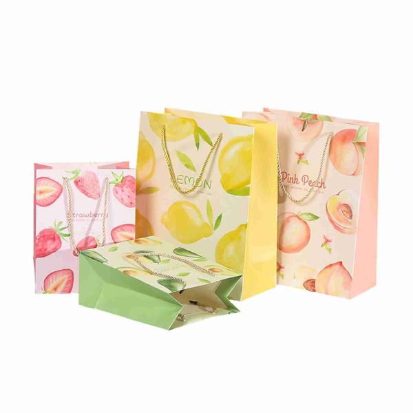 Personalized paper 8x4x10 Gift Bags Packaging Shopping For Children Kids Birthday Party