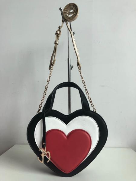 Women handbag tote bag/crossbody bag with heart-shaped fashion style