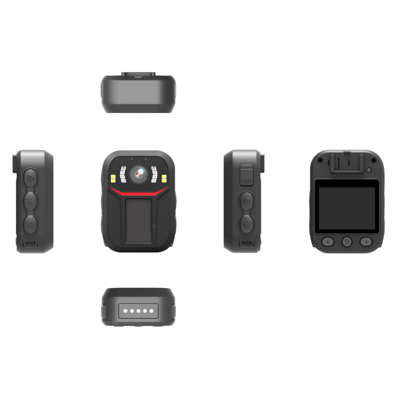 DC3.7V CMOS Infrared Police Body Camera Abs Gps 8m Photo Resolution