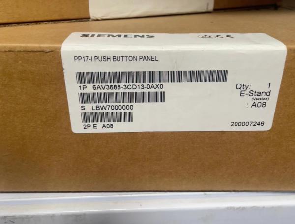 6AV3688-3CD13-0AX0 PP17 Siemens Push Button Panel For Original Packaging