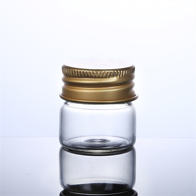 Laboratory Clear Flat Bottom Borosilicate Glass Test Tube Glass Tube with Screw Cap