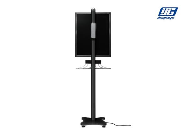 Black Painted Single Side Snap Open Poster Frames Advertising Charging Stand