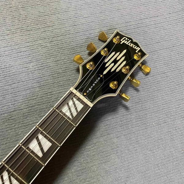 Custom Gibson Style ES Supreme Bourbon Burst Semi Hollow Body Jazz Electric Guitar