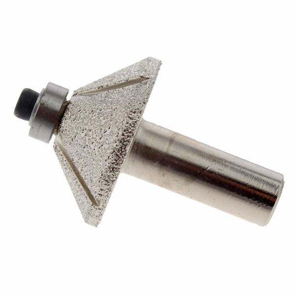 40mm Rotary Taper Head Diamond Profile Wheel Router Routing Stone Coarse Grit 60 Granite Glass Rock Tile