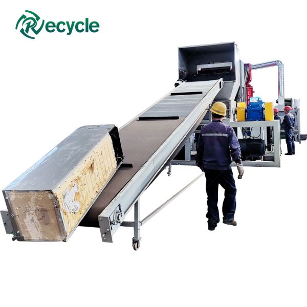 30-120Sets/H Capacity Scrap TV Fridge Recycling Line for Dismantling Home Appliances