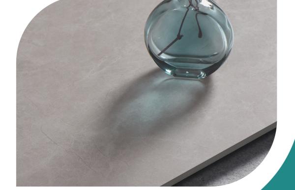 Porcelaine glacée grise et douce Carreaux muraux modernes pour salle à manger et cuisine 1200x600mm