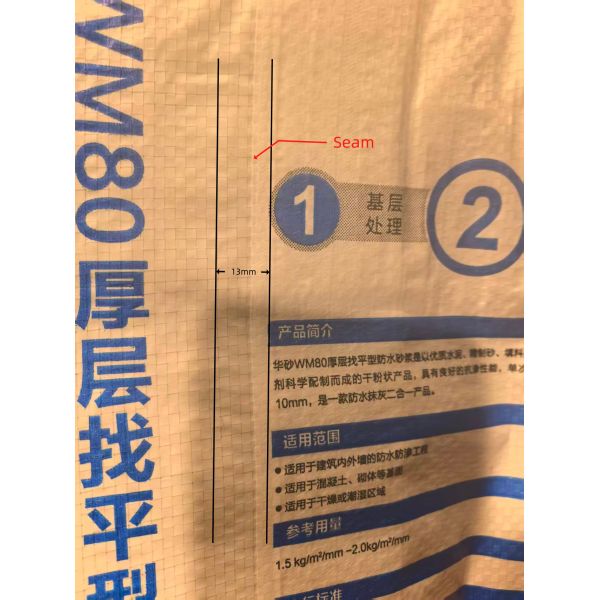 Super Moisture Proof PP/Paper Valve Bag For Cement Packaging