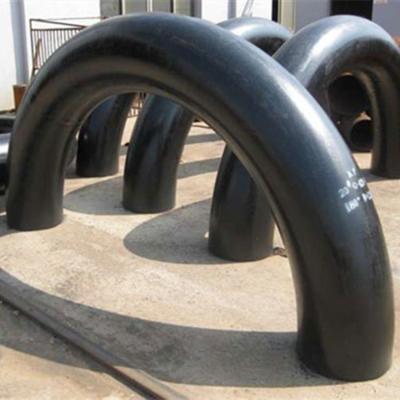 ERW 45 noir A234 WPB ASME du coude de tuyauterie d'acier au carbone de degré 5D