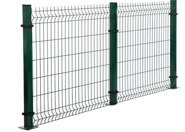 1.83m High Poeder Coated Welded Security Fencing With Square Post 80X80mm