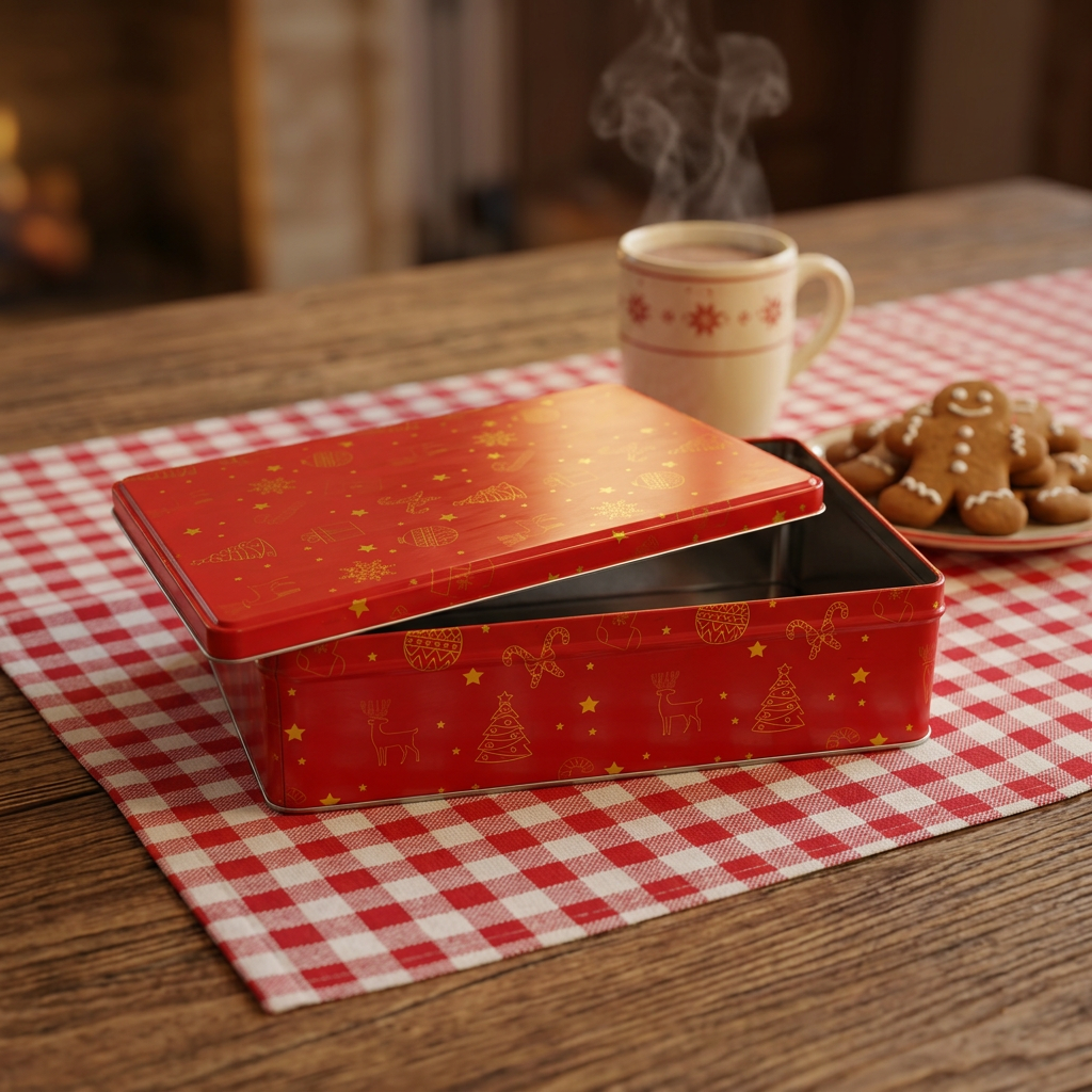 Food Grade Metal Tin Box for Biscuit & Cookie & Candy & Coffee