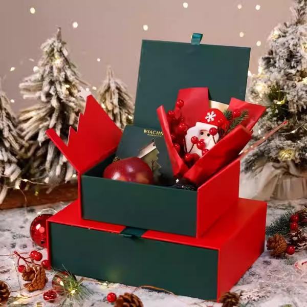 Customized Christmas Atmosphere Christmas Tree Element Gift Box