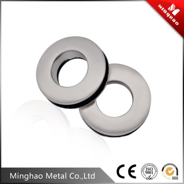 Hot sale nickle metal plating eyelet for bag parts,13.34*27.09mm