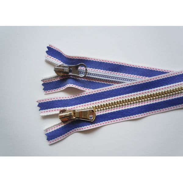 Первоначальная молния металла золота молнии с большими зубами для золота сумок сияющего