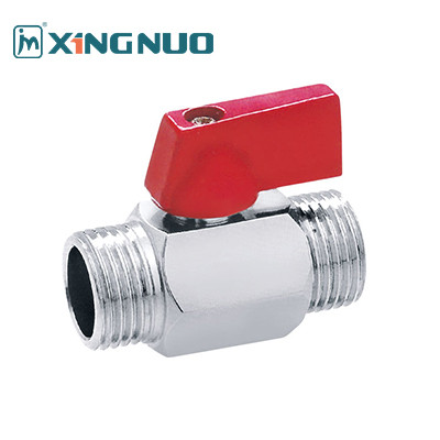 1/4 1/2 3/8 латунный мини шаровой клапан мужской нитевые соединения универсальные