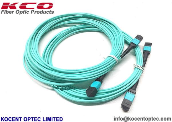 12fo 24fo MM OM3 OM4 50/125 MPO MTP câble à fibre optique