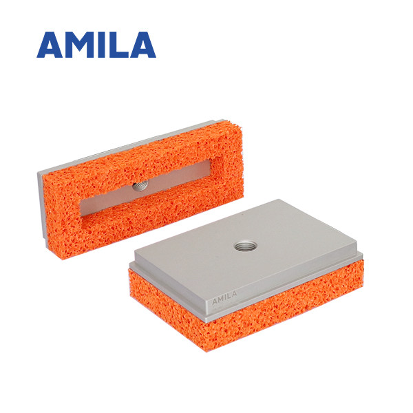 La dureté de rivage a anodisé la pince en aluminium de vide de mousse avec l'