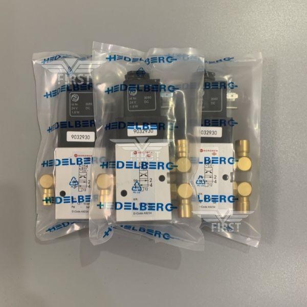 Iron/Aluminum Cylinder Solenoid Valve for Heidelberg Printing Machine with Fast Shipping